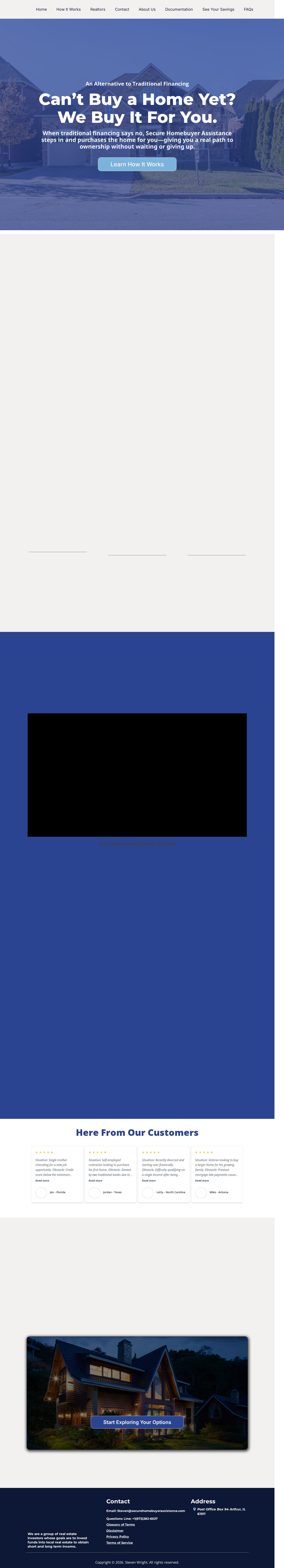 Secure Homebuyer Assistance website preview